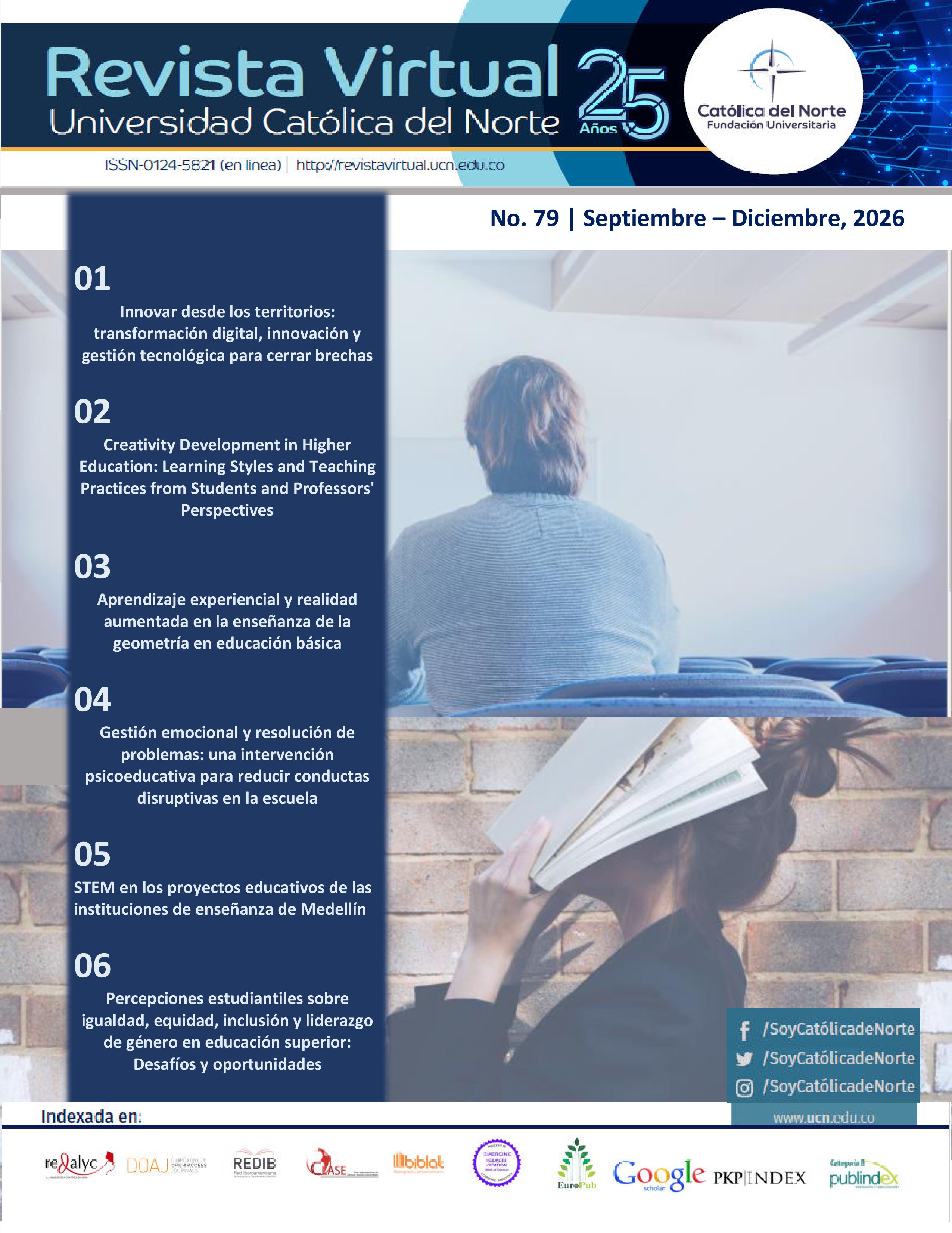 					Ver Núm. 79 (2026): N° 79 | Septiembre-Diciembre (2026)
				